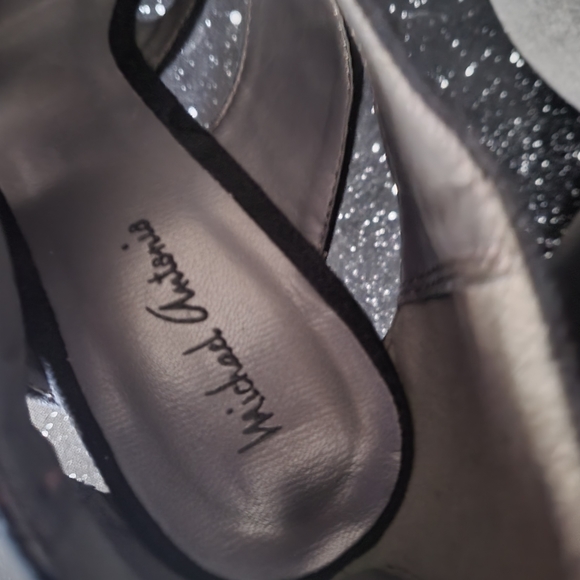 Michael Antonio Strappy Black Platform Heel (8) - Picture 6 of 7